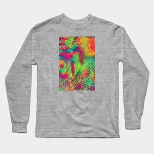 Primary Ripples – Green 6759 Long Sleeve T-Shirt